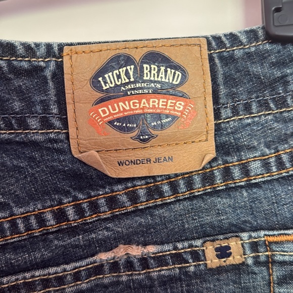 Lucky Brand Blue Flare Wide Leg Jeans - Picture 7 of 9